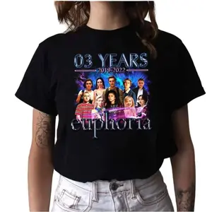 Euphoria 3 Years 2019-2022 T-Shirt – Thank You for the Memories Design