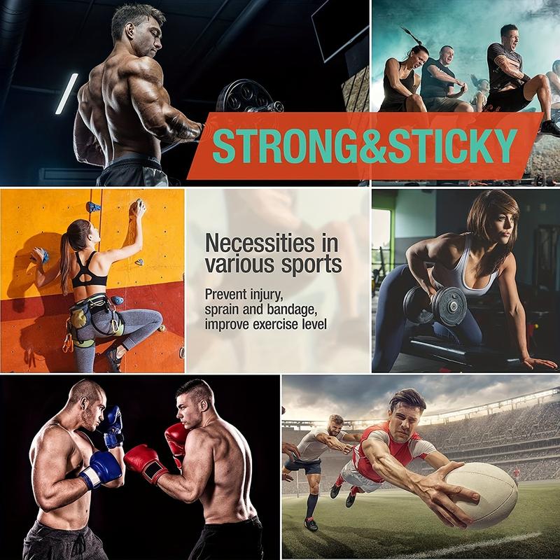 1 Roll Of Sports Tape, Professional Athletic Trainer Tape, Sport Care Tape Sport Strapping Tape, Non-stick Easy To Tear For Sports Athletes Trainers As First Aid Injury Wrap (1.5" X 30 Feet)