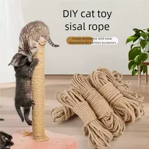 DIY Cotton Sisal Rope: Durable Scratch-Resistant Replacement for Cat Trees & Scratching Posts | Natural & Safe Pet Toy