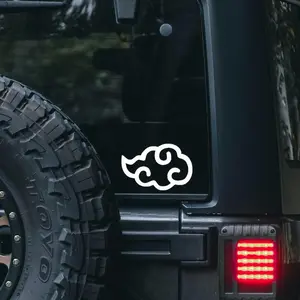 J.E.Products 5in Anime Akatsuki Cloud Vinyl Sticker for Trucks, Cars, laptops, & More.