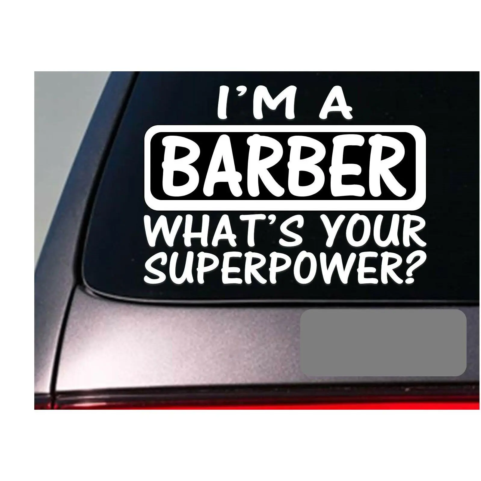 I'm a barber sticker decal *E196* scissors clippers hairstylist school