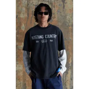 FORD Men's Mustang Country T-Shirt - Multicolor