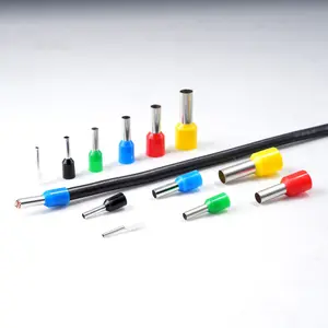 450-Piece Multi-Size Insulated Tube-Shaped Terminal Set & Wire Crimping Tool Kit (E0508, E1508, E2508, E4009, E6012, E10-12) – Bulk Durable Connectors for Outdoor Tools & Hardware Pipe Fittings
