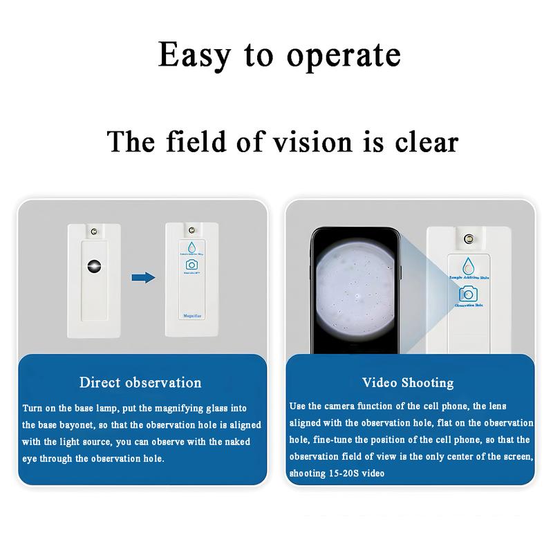 Magnifier Pro Disposable Clear field of view Private and easy to use Disposable lens (reusable base)