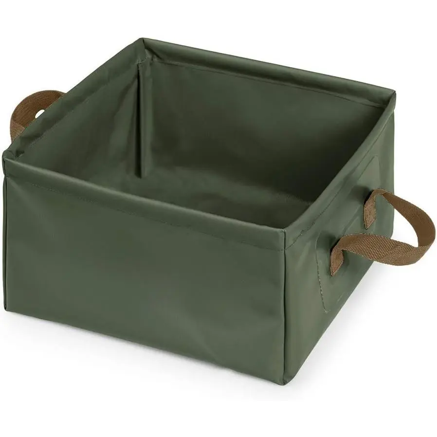 PVC Plastic Folding Bucket, 13L Lightweight & Leakproof Water Basin for Camping, Gardening, and Traveling, Outdoor, Practical