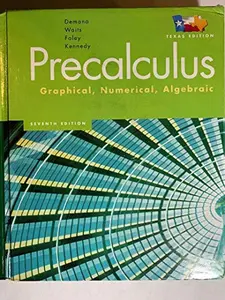 USED Book - PRECALCULUS: GRAPHICAL, NUMERICAL, ALGEBRAIC TEXAS ED (H) by a (Hardcover)