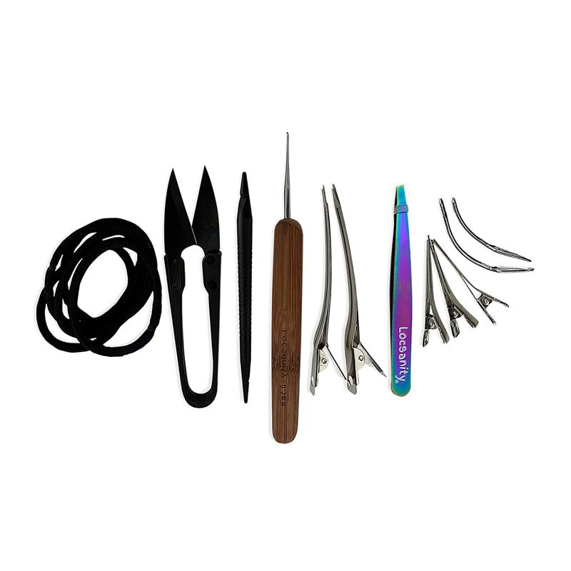 Locsanity Curved Interlocking Microlock Sisterlock Dreads Set Tool Loc Dreadlock Maintenance 2 Sizes Adjustable Haircare