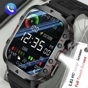 Multifunctional Smartwatch with LED Light, Fashionable Digital Watch with Multiple Sports Modes, Wireless Call and Custom Photo Health Tracker