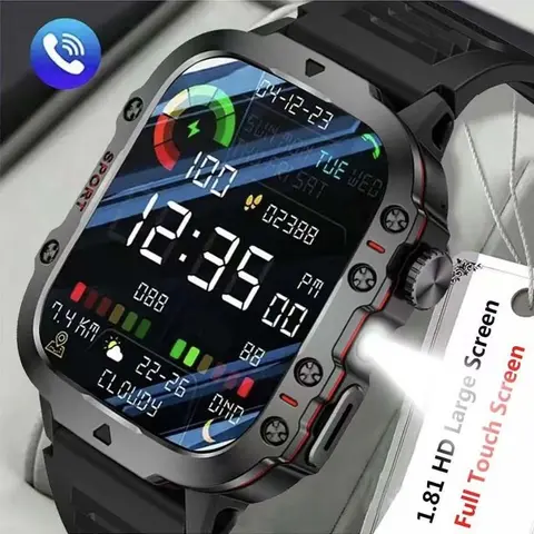 【Black Friday】Multifunctional Wearable Smartwatch with LED Light, Fashionable Digital Watch with Multiple Sports Modes, Fitness Smartwatch with Wireless Calling and Custom Photo Faces