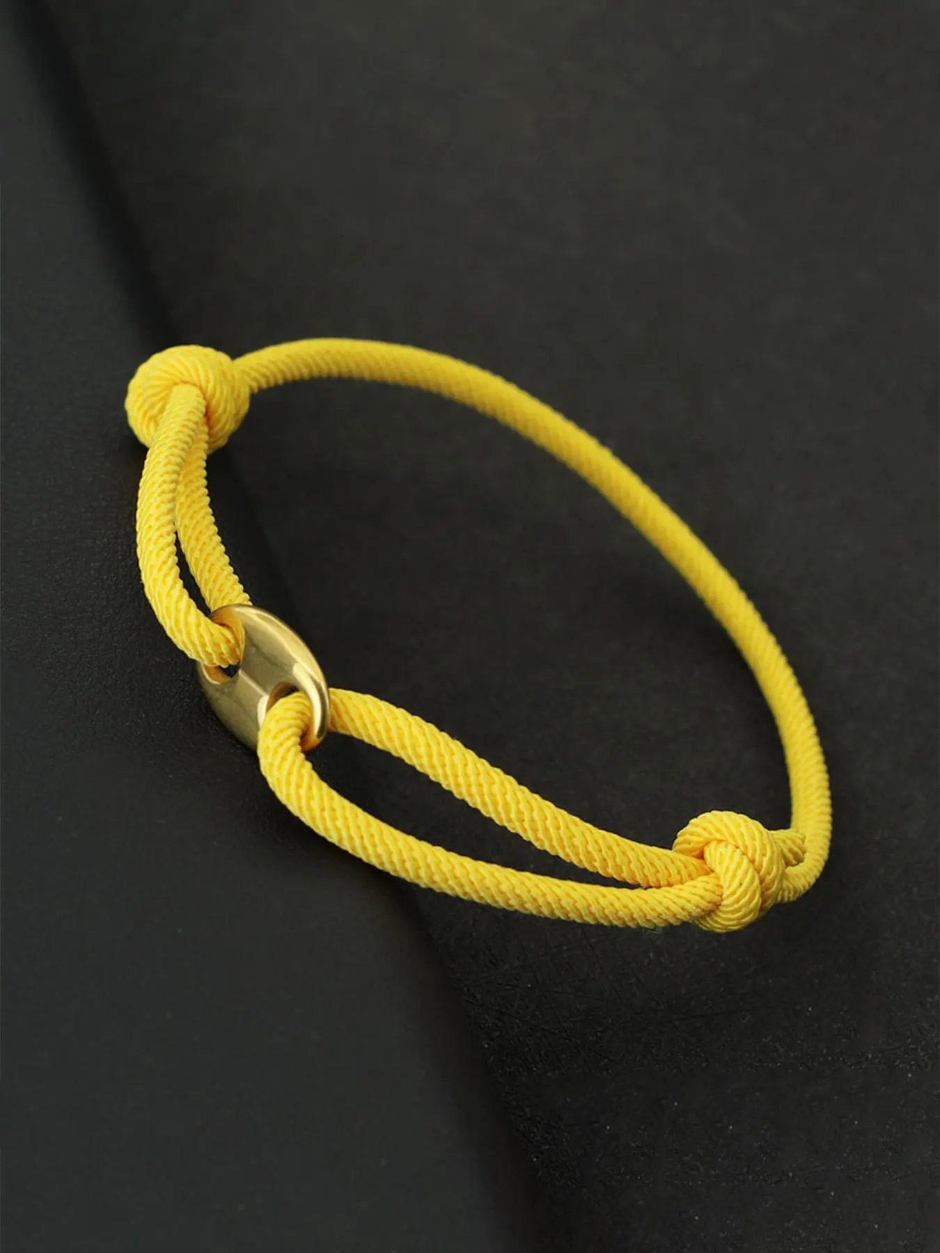 Men's Minimalist Adjustable Rope Design Bracelet, Fashionable Jewelry for Party, Daily Clothing Decor, Trendy All-match & Exquisite Jewelry for Birthday Gift