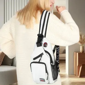 Women Men Convertible Sling Chest Bag Backpack Fanny Pack for Outdoor Hiking Traveling Camping Essentials