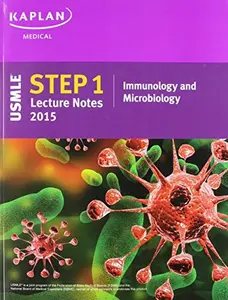 USED Book - Kaplan USMLE Step 1 Lecture Notes 2015 Immunology and Microbiology by Thomas Lint and Christopher Keller (Paperback) - english
