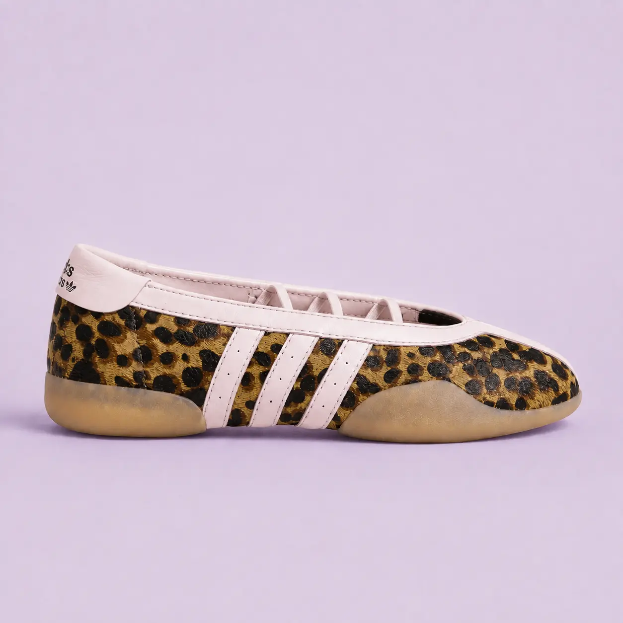 Adidas Taekwondo Mei Ballet Leopard Print Clear Pink KI0159 Women's Fashion Sneaker New