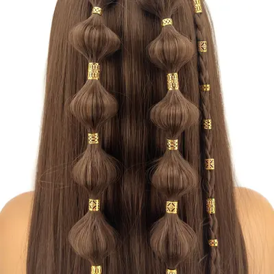 Braids with Gold Rings TikTok Shop