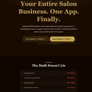MaiStudioPRO Salon Business Management System