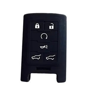 2007-2014 GM Cadillac / 6-Button Remote Smart Key Silicone Cover / B106 / OUC6000066