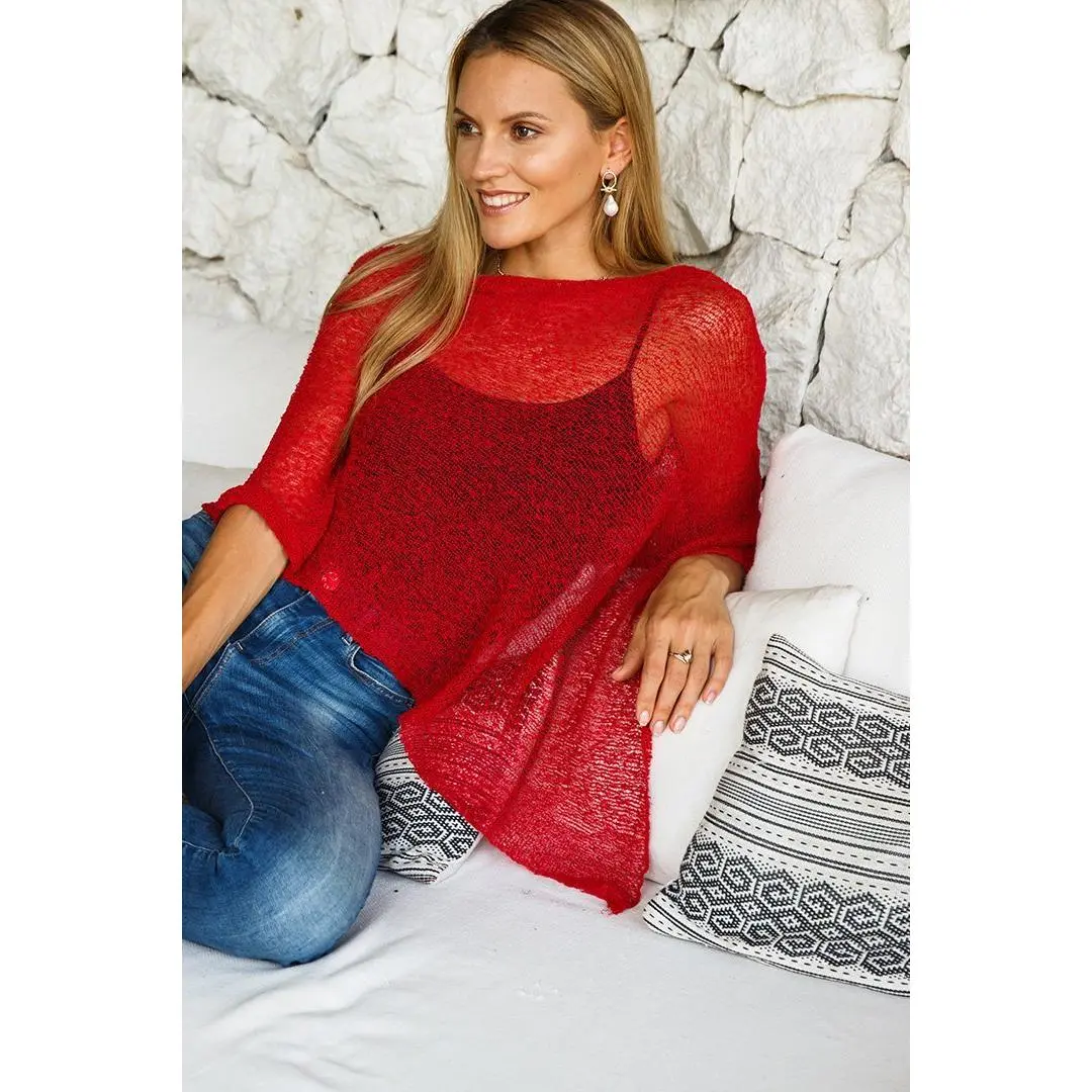 Sheer Summer Poncho by SHU-SHI