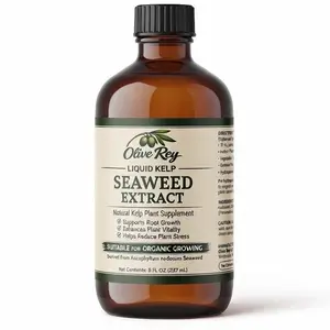 Olive Rey 8oz Organic Liquid Kelp Seaweed Extract Makes 16 Gallons Stronger Roots Faster Growth Indoor or Outdoor Garden Plants