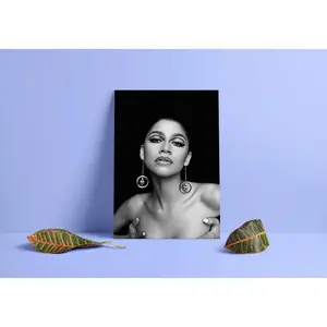 Zendaya Black & White Poster, Gift