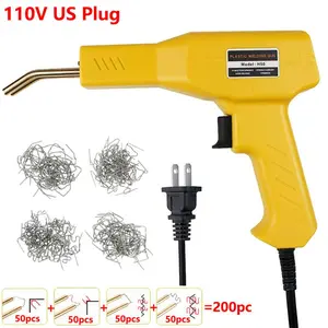Plastic Welding Machine Car Bumper Repair Kit, Includes 4 Types of 200 Nails, Suitable for Flat, Outer Corner, Inner Corner, Wave Shapes, Auto Repair Tools