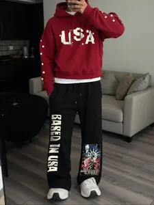 Men's Y2K Harajuku Hoodie Set, Vintage Style, Polyester Fabric, Perfect for Casual Wear, Daily Use or Gift Idea