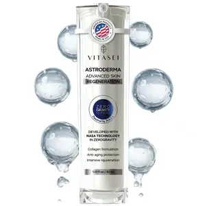 Vitasei AstroDerma Peptide Serum for Face – Zero Gravity Supports Skin Regeneration – Serum with Collagen Peptide Complex – Space-Inspired Skincare Serum for Hydration, Wrinkle & Firming Care – Made in the USA, 30 ml