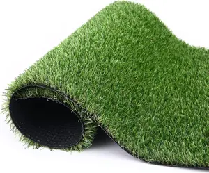 Artificial Grass Turf, 3ft x 16ft (48 ft²) 20mm Pile Height Indoor Outdoor Synthetic Realistic Faux Fake Astroturf Rug Carpet Mat for Balcony Decor Playground Patio Dogs