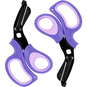 2 Pack Medical Scissors Trauma Shears, 8 inch Patented Bandage Scissors Heavy Duty Surgical Grade  Scissors for Workers Doctors Nurses