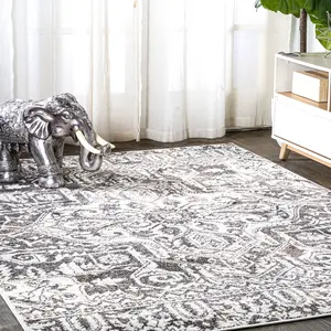 JONATHAN Y Scala Grand Medallion Ornate Indoor Area Rug; for Living Room, Kitchen, Bedroom, Dining Room, Office