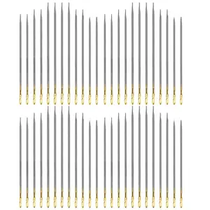 4Sets Large Hole Sewing Needle Set, Stainless Steel Blind Stitch Needles, Easy Operate Non-Slip Needle Group, Durable Design, Home Clothing Repair Tools