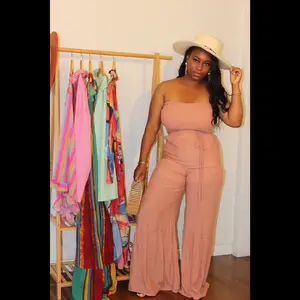 Aquarius Jumpsuit (blush pink)