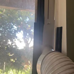 Portable Air Conditioner Window Kit,Seamless Portable AC Window Vent Kit with 5.9" Universal Exhaust Hose Adapter,Adjustable Window Seal Plates for Sliding Window Aircon Accessories