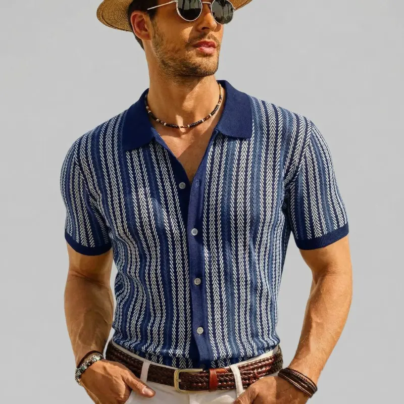 Zaitun Men's Retro Button- Sweater - Brown/Beige/Black/White/ - Lightweight Non-Stretch Shirt for Spring/Summer, Formal & Casual Outfits Zaitun Men's Retro Button- Sweater - Brown/Beige/Black/White/ - Lightweight Non-Stretch Shirt for Spring/Summer, Formal & Casual Outfits