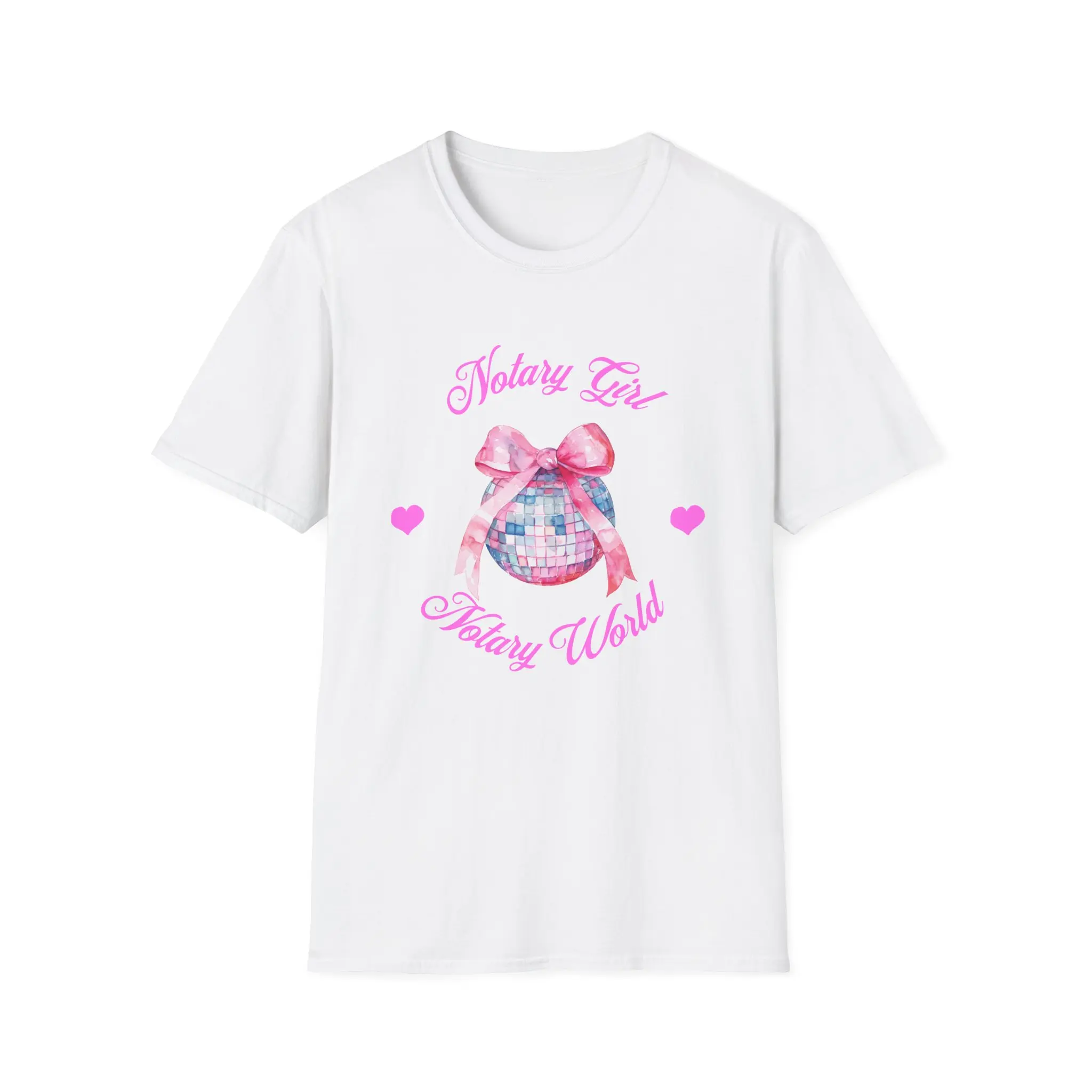 Notary Girl Notary World Tshirt - Unisex Softstyle Tee, Gifts Ideas, Comfortable Shirt, Notary Apparel, Coquette,  Womans Tee