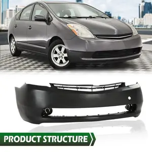 Front Bumper Fascia Cover Fit For 2004 2005 2006 2007 2008 2009 Toyota Prius