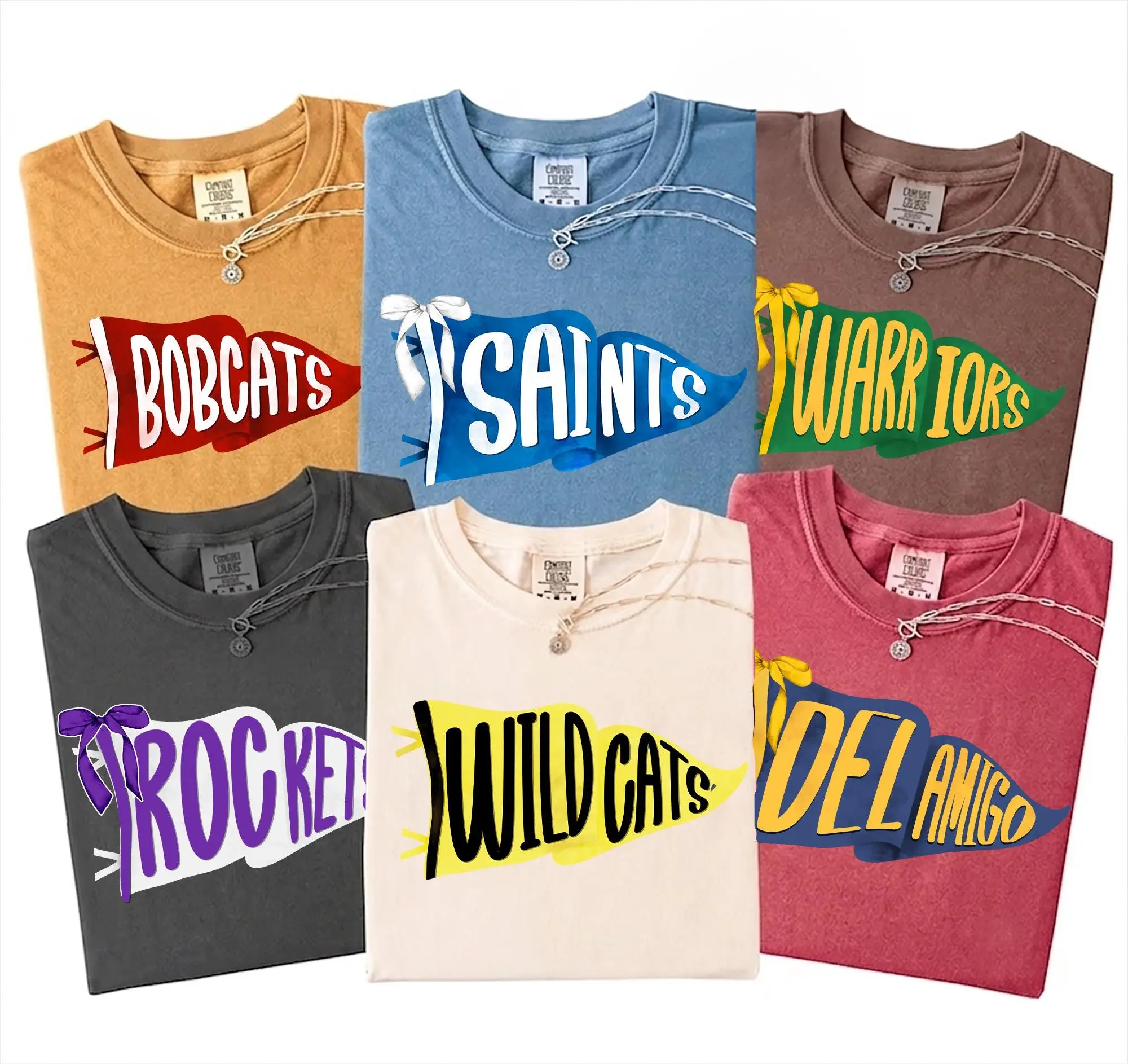 Custom School Spirit Shirt, Personalized School Mascot Tee, Preppy Game Day Shirt, Back To School Shirt, Custom School Team Shirt