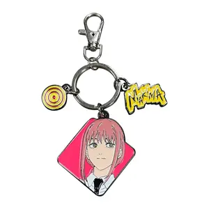Chainsaw Man - Makima Three Metal Charms Keychain