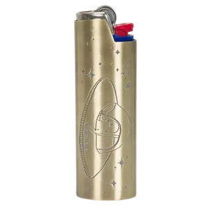 Same Shit Different Day Lighter Cover (Gold)