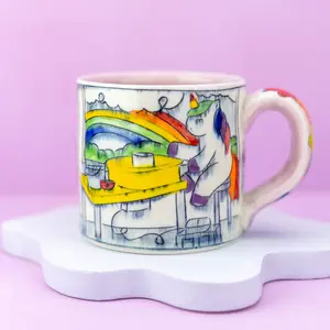 # 75 Unicorn Pottery Studio Medium Mug 2