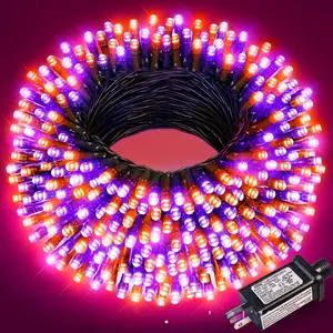Amazon cross-border hot-selling low-voltage dark green line Gypsy small lanterns courtyard outdoor decoration Christmas LED light string