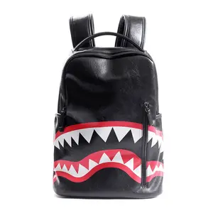Men's Outdoor Sports Backpack Cycling Backpack Bag with Shark Mouth Design Large Capacity Fashionable and Durable