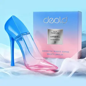 Deold Women's High Heel Perfume - Tea Moss Gemstone Fresh Floral Fragrance - Chic & Playful Scent for Girls' Day Out & Weekend Gatherings
