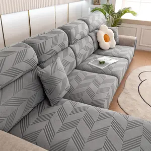 1 PC 3D Geometric Pattern Sofa Cover | Fits Single/Double/3-Seater & L-Shaped Sofas | Furniture Protector, Machine Washable | Perfect for Home Decor, Pet Owners, Parties, Holidays & Valentine's Day