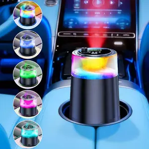 Galaxy Cloud Mist, Smart Car Air Freshener with RGB Ambient Light, Auto On/Off, Car Aroma Diffuser, Home, Office, Long-Lasting Scent & Relaxing Light