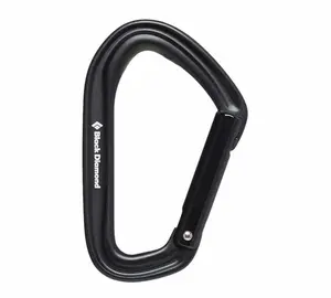 Black Diamond  Hotforge Screwgate Carabiner for Big Wall Ice Mountaineering Sport & Trad Climbing, Black