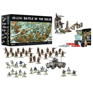 Warlord Bolt Action WWII Strategy Game - Battle of The Bulge Starter Set For Adults - Tabletop Military History Wargaming Kit