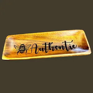 Bee Authentic Acacia Table Tray