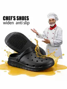 Fashion Casual Multifunctional Work Shoes, Eva One-Piece Construction, Nurse Kitchen Chef Shoes, Anti-Slip Waterproof Easy Clean