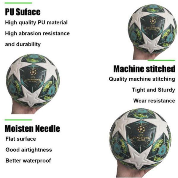 Size 5 PU soccer Ball – High Elasticity Indoor/Outdoor Football, Practice and Casual Play for Boys & Men creative birthday gift men boy youth training Professional Training Football