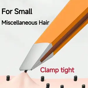 High Precision Eyebrow Tweezers, Durable Slanted Tip Hair Removal Pliers, Facial Hair Clip, Makeup Beauty Tool, Home Essential, Ideal for Eyebrows, Fine Hairs, Mustache